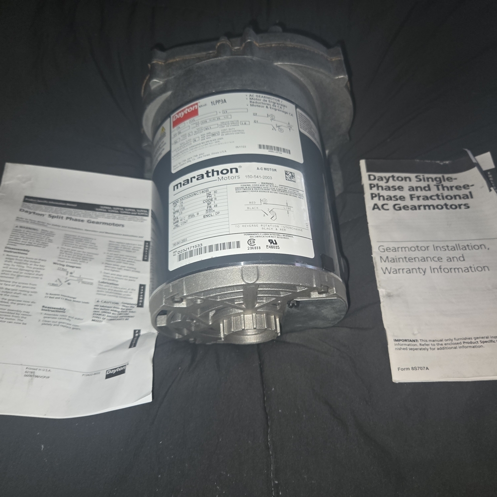Silver AC Gearmotor
